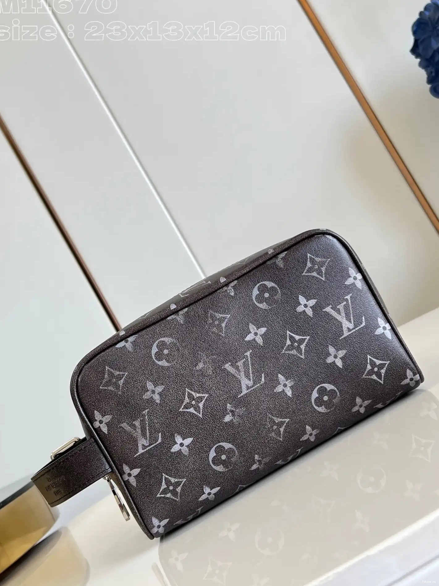 Cheap bag-23*13*12CM VUITTON LOCKER KIT DOPP LOUIS 0604